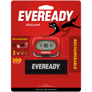 EVEREADY ® HEADLAMP RECHARGEABLE 200