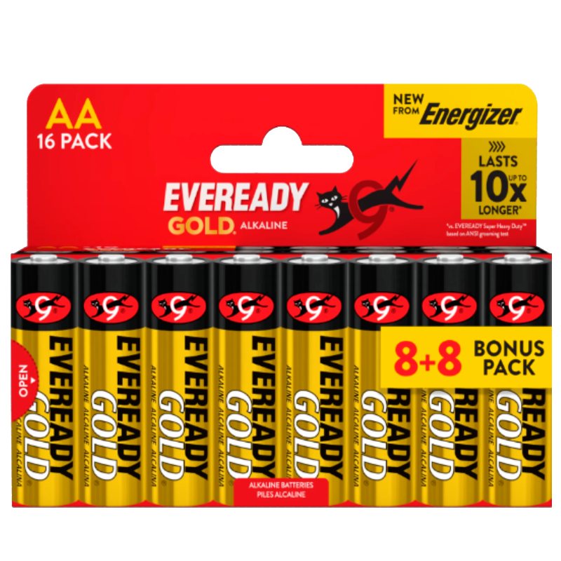 EVEREADY GOLD® AA 8+8er-Pack