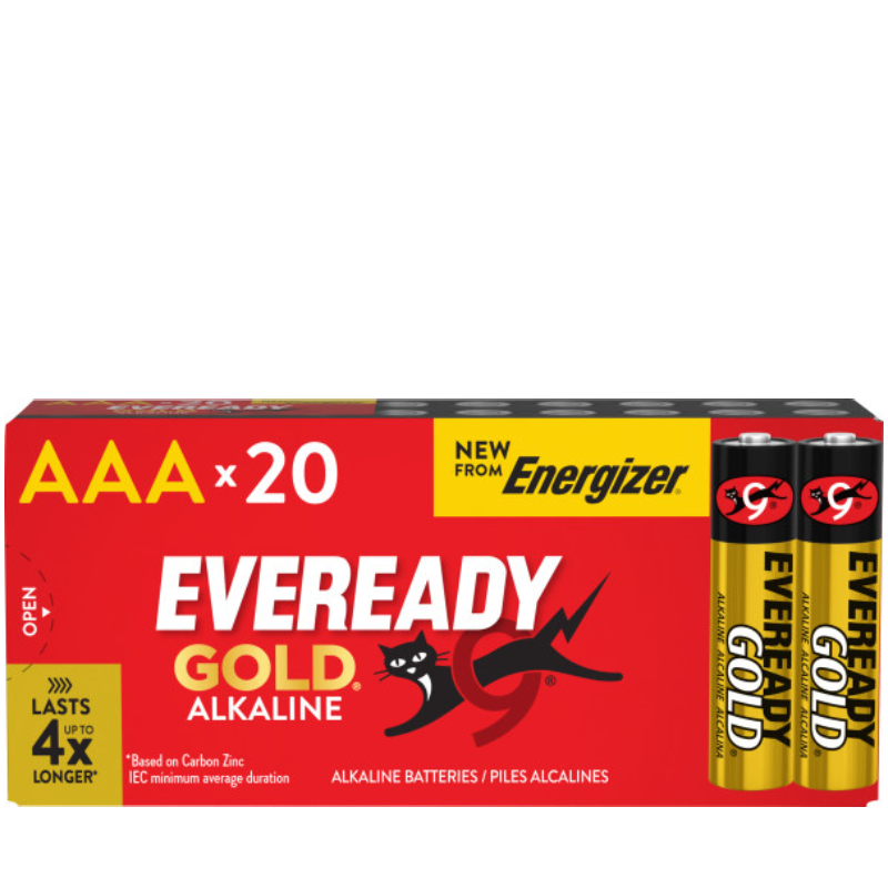 EVEREADY GOLD® AAA 20er-Pack