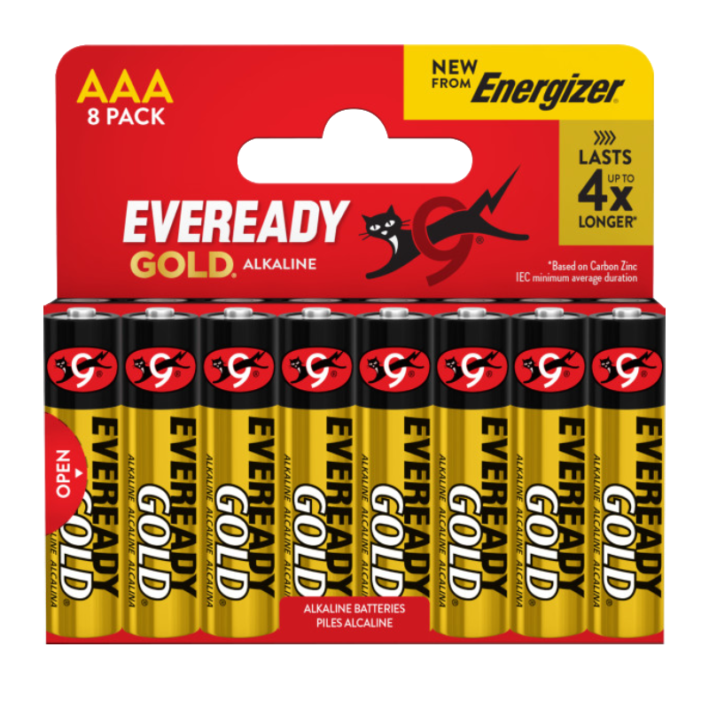 EVEREADY GOLD® AAA 8er-Pack
