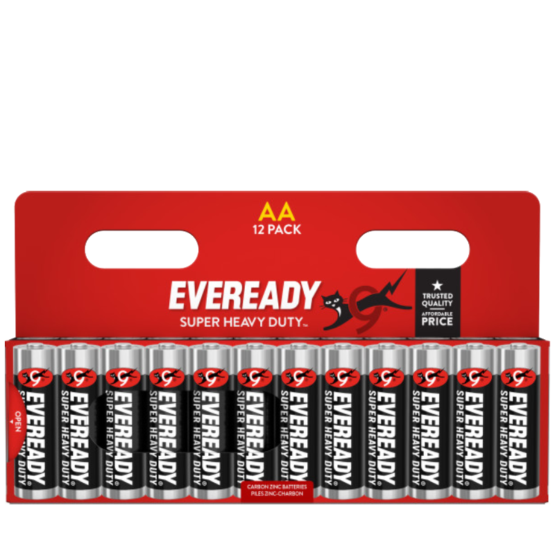 EVEREADY® SUPER HEAVY DUTY™ AA 12er-Pack