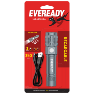 EVEREADY® METÁLICA RECARGABLE