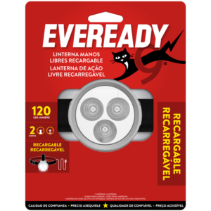 EVEREADY® LINTERNA MANOS LIBRES RECARGABLE 120