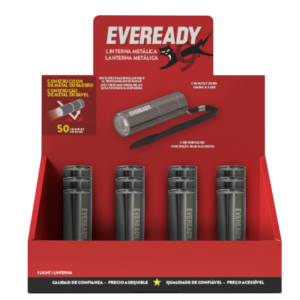 EVEREADY® LINTERNA METÁLICA 50