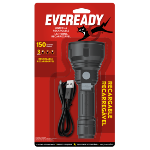 EVEREADY® LINTERNA LED 3M 150 RECARGABLE