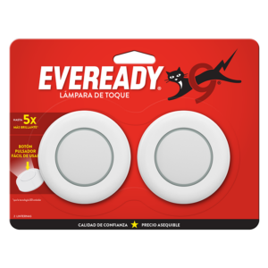 EVEREADY® LÁMPARA DE PRESIÓN PAQUETE DE 2