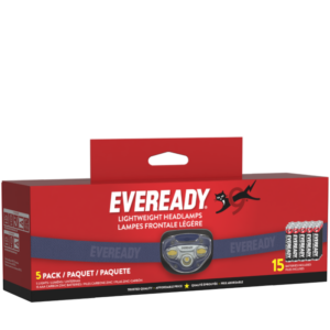 EVEREADY LED Headlamps Pro200 [5-Pack]