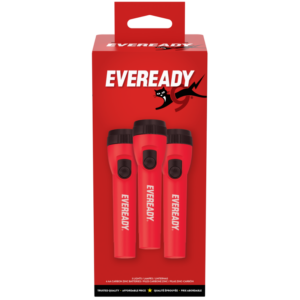 Eveready LC1L2A1 Handheld Flashlights, 3 Pack