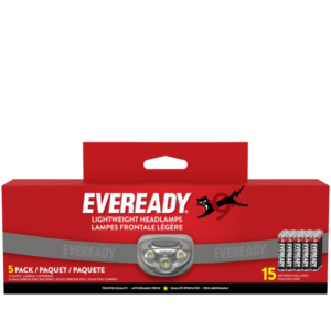 Eveready LED Headlamp, Gray, 200 Lumen