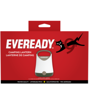 Eveready LED Camping Lantern 250 Lumens, Green/Tan, 2 Pack